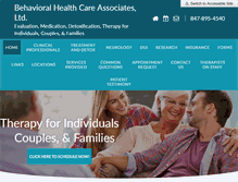 Tablet Screenshot of mentalhealthchicago.com